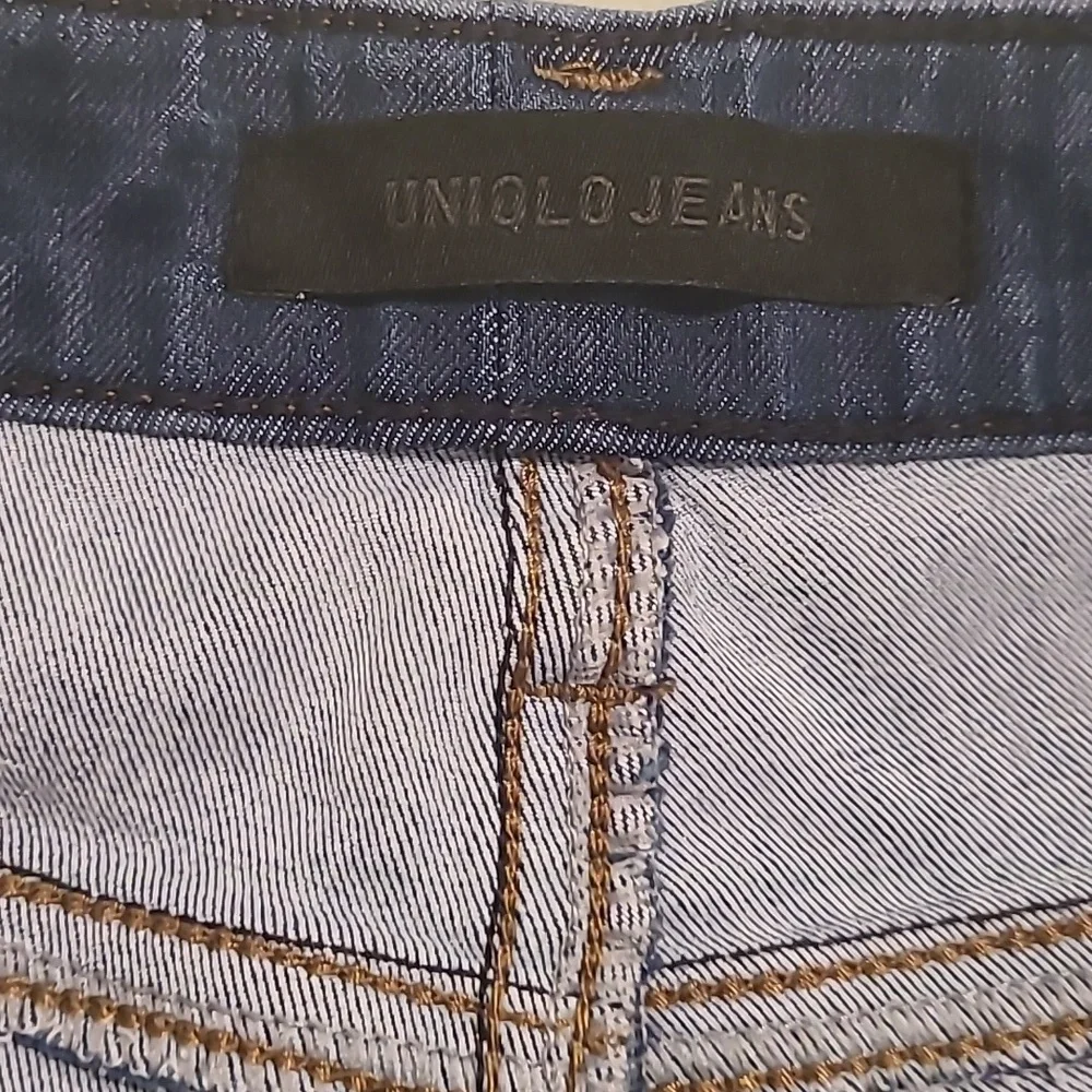 Uniqlo high rise tapered skinny jeans - 26 - Picture 3 of 9
